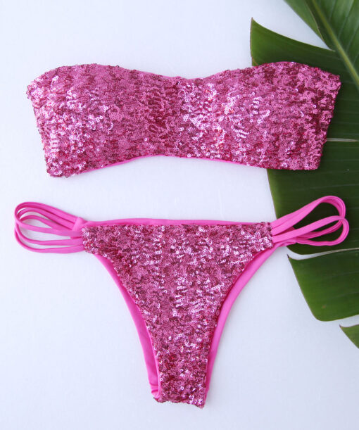 PAILLETTES AMETISTA brasiliana fascette - immagine 3