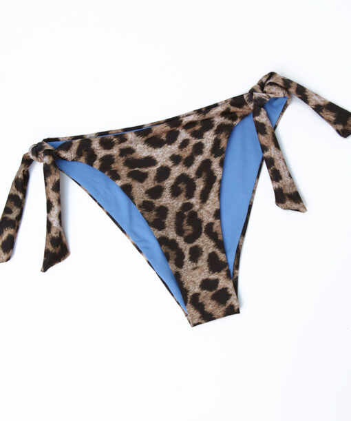 TAIGA LEOPARDO Slip fiocco